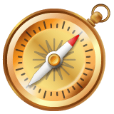 Whatsapp design of the compass emoji verson:2.23.2.72