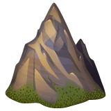 Whatsapp design of the mountain emoji verson:2.23.2.72