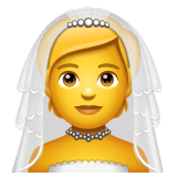 Whatsapp design of the person with veil emoji verson:2.23.2.72