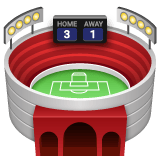 Whatsapp design of the stadium emoji verson:2.23.2.72