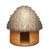 Whatsapp design of the hut emoji verson:2.23.2.72