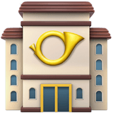Apple design of the post office emoji verson:ios 16.4