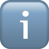 Apple design of the information emoji verson:ios 16.4
