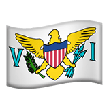 Apple design of the flag: U.S. Virgin Islands emoji verson:ios 16.4