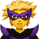 Apple Apple design of the supervillain emoji verson:ios 16.4