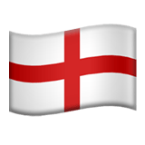 Apple design of the flag: England emoji verson:ios 16.4