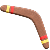 Apple Apple design of the boomerang emoji verson:ios 16.4