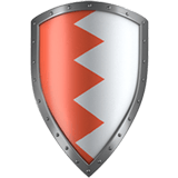 Apple design of the shield emoji verson:ios 16.4