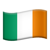 Apple design of the flag: Ireland emoji verson:ios 16.4