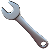 Apple design of the wrench emoji verson:ios 16.4