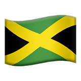 Apple design of the flag: Jamaica emoji verson:ios 16.4