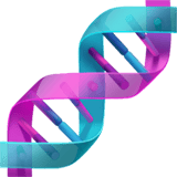 Apple design of the dna emoji verson:ios 16.4