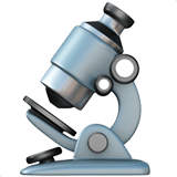 Apple design of the microscope emoji verson:ios 16.4