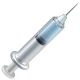 Apple design of the syringe emoji verson:ios 16.4