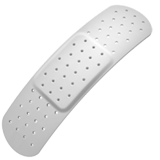 Apple design of the adhesive bandage emoji verson:ios 16.4