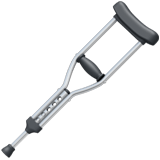 Apple design of the crutch emoji verson:ios 16.4