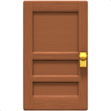 Apple design of the door emoji verson:ios 16.4