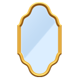 Apple design of the mirror emoji verson:ios 16.4