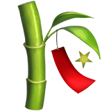 Apple design of the tanabata tree emoji verson:ios 16.4