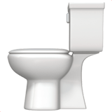 Apple design of the toilet emoji verson:ios 16.4