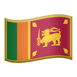 Apple design of the flag: Sri Lanka emoji verson:ios 16.4