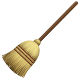 Apple design of the broom emoji verson:ios 16.4