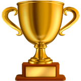 Apple design of the trophy emoji verson:ios 16.4