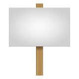 Apple design of the placard emoji verson:ios 16.4