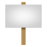Apple design of the placard emoji verson:ios 16.4