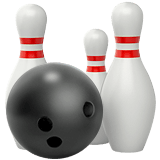 Apple design of the bowling emoji verson:ios 16.4