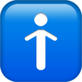 Apple design of the men’s room emoji verson:ios 16.4