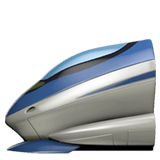 Apple design of the high-speed train emoji verson:ios 16.4