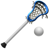 Apple design of the lacrosse emoji verson:ios 16.4