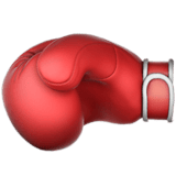 Apple design of the boxing glove emoji verson:ios 16.4