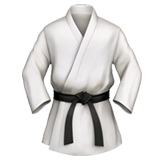 Apple design of the martial arts uniform emoji verson:ios 16.4
