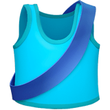 Apple design of the running shirt emoji verson:ios 16.4
