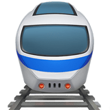 Apple design of the train emoji verson:ios 16.4