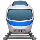 Apple design of the train emoji verson:ios 16.4