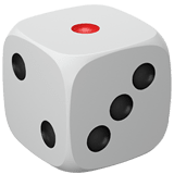 Apple design of the game die emoji verson:ios 16.4