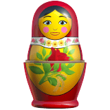 Apple design of the nesting dolls emoji verson:ios 16.4