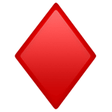Apple design of the diamond suit emoji verson:ios 16.4