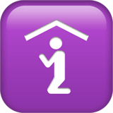 Apple design of the place of worship emoji verson:ios 16.4