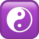 Apple design of the yin yang emoji verson:ios 16.4