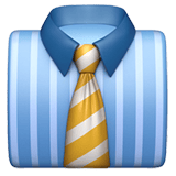 Apple design of the necktie emoji verson:ios 16.4