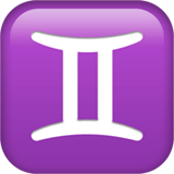 Apple design of the Gemini emoji verson:ios 16.4
