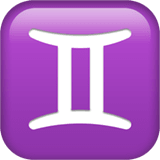 Apple design of the Gemini emoji verson:ios 16.4