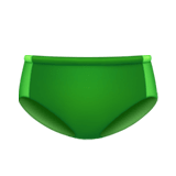 Apple design of the briefs emoji verson:ios 16.4
