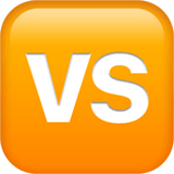 Apple design of the VS button emoji verson:ios 16.4