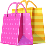 Apple design of the shopping bags emoji verson:ios 16.4