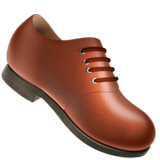 Apple design of the man’s shoe emoji verson:ios 16.4